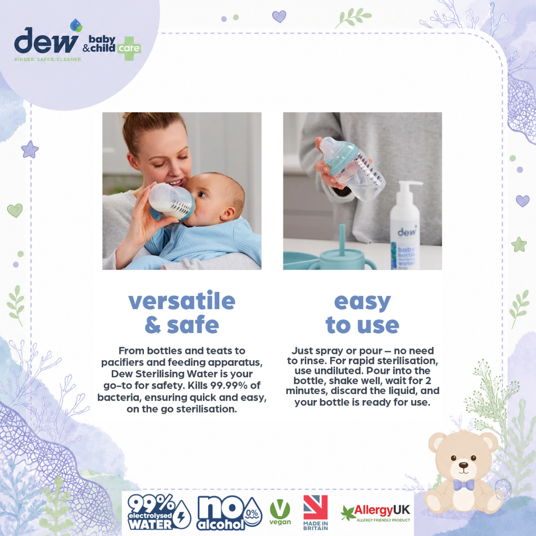 Dew Baby Baby Bottle Sterilising Water 250ml