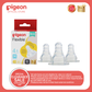 Pigeon Official -Standard High Quality Peristaltic Nipple Medium flow (M) for Newborn 3pcs per box