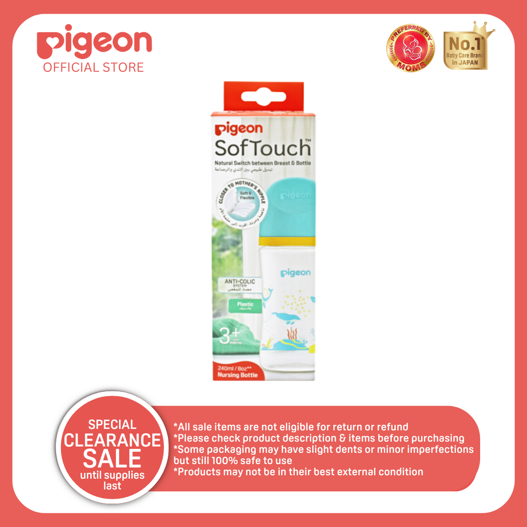 Pigeon Softouch 3 Nursing Bottle 240ml Penguin