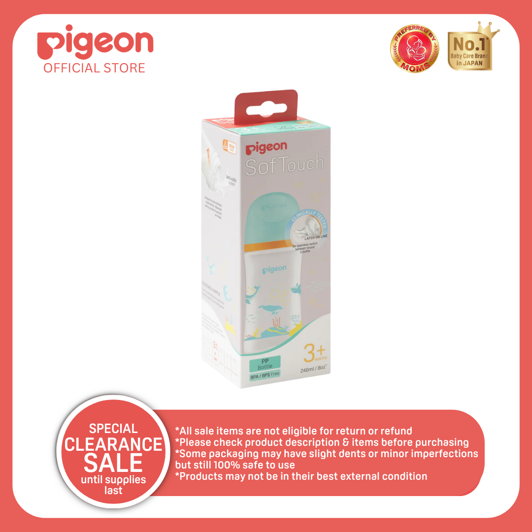 Pigeon Softouch 3 Nursing Bottle 240ml Penguin