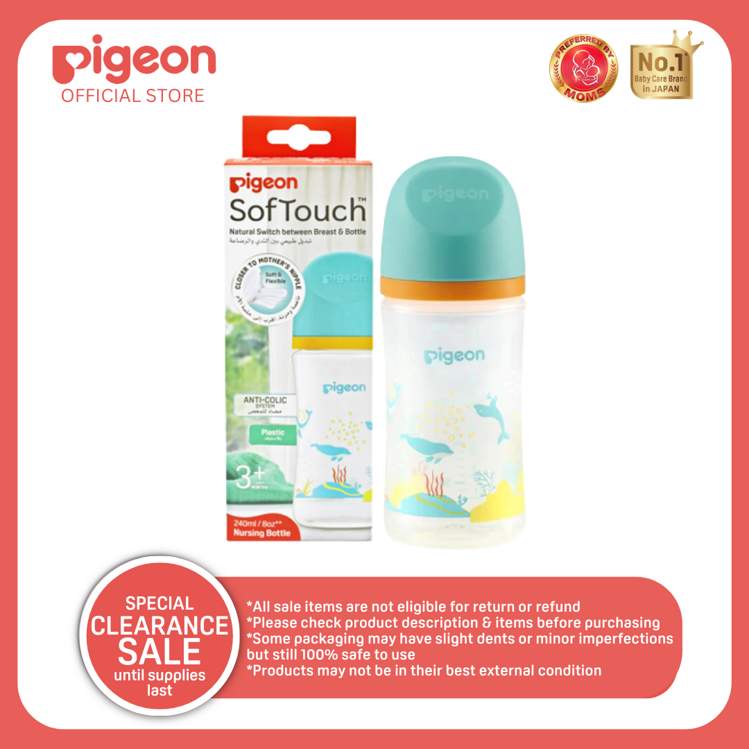 Pigeon Softouch 3 Nursing Bottle 240ml Penguin