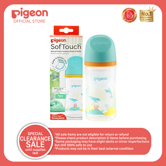 Pigeon Softouch 3 Nursing Bottle 240ml Penguin