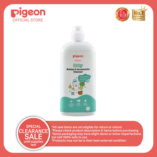 Pigeon Baby Bottles & Accessories Cleanser 500ml Safe for babies, can be used for fruits & veggies