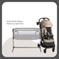 Kinder Kraft Nubi2 Stroller (Beige) + Neste Up Playard  (Light Grey)