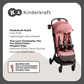 Kinderkraft Nubi2 Stroller Pink and Tinylove Chris Peg Toy