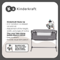 Kinderkraft Playard NesteUP Dark Grey  and Tiny love Take Along Mobile B&W