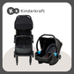 Kinderkraft Travel System Apino Black Stroller and MinkPro Carseat Black
