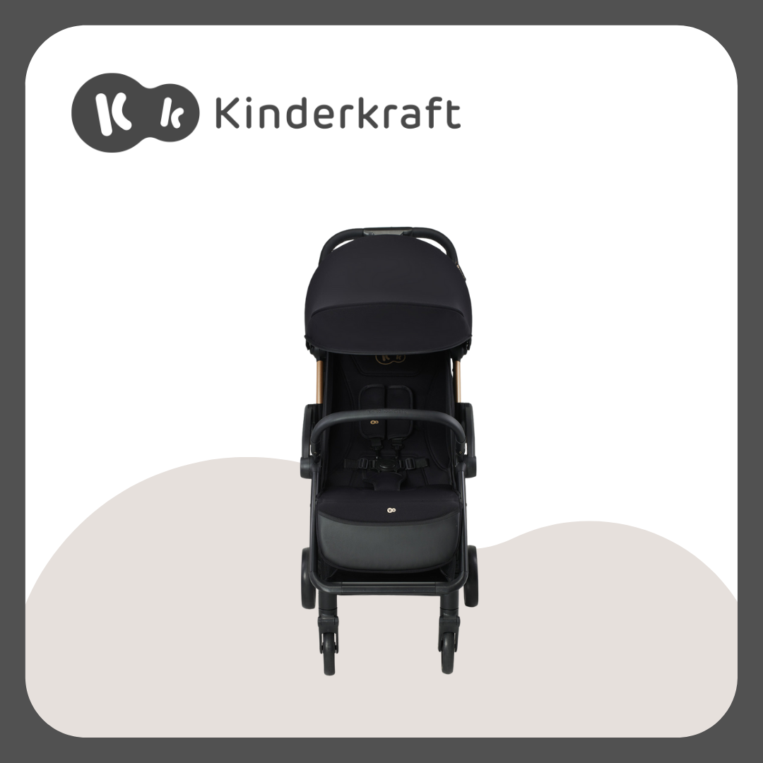 Kinderkraft Apino Black Stroller