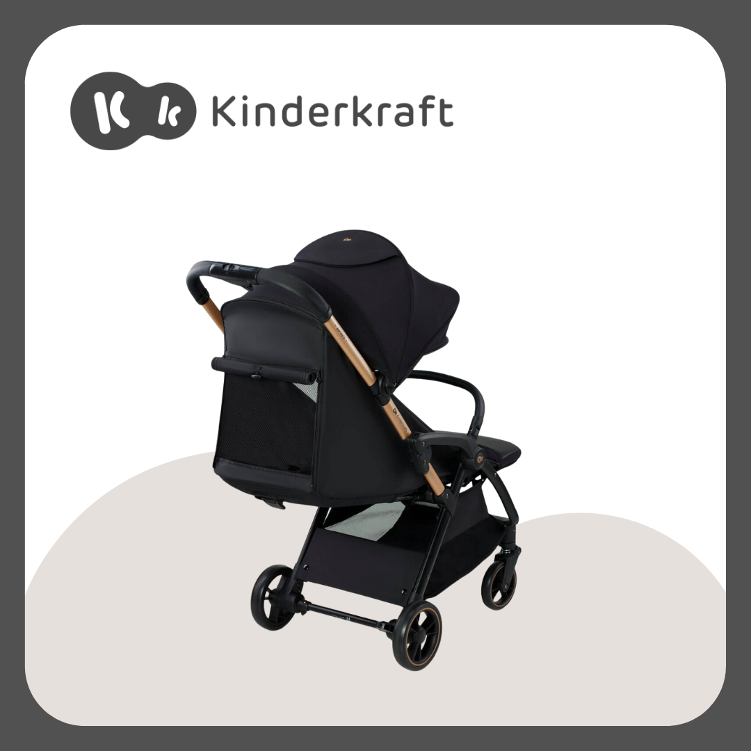 Kinderkraft Apino Black Stroller