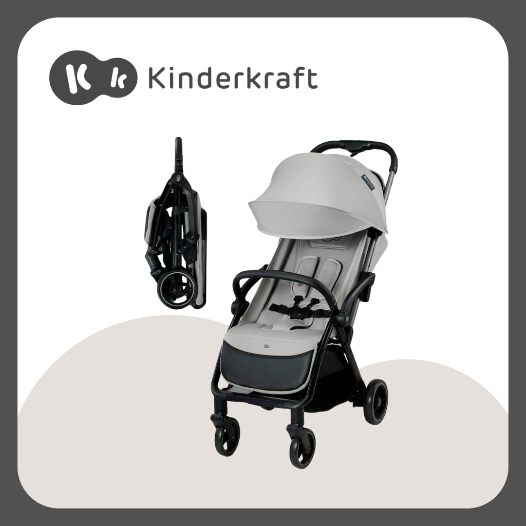 Kinderkraft Apino Grey Stroller