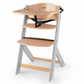 Enock High Chair Grey Natural