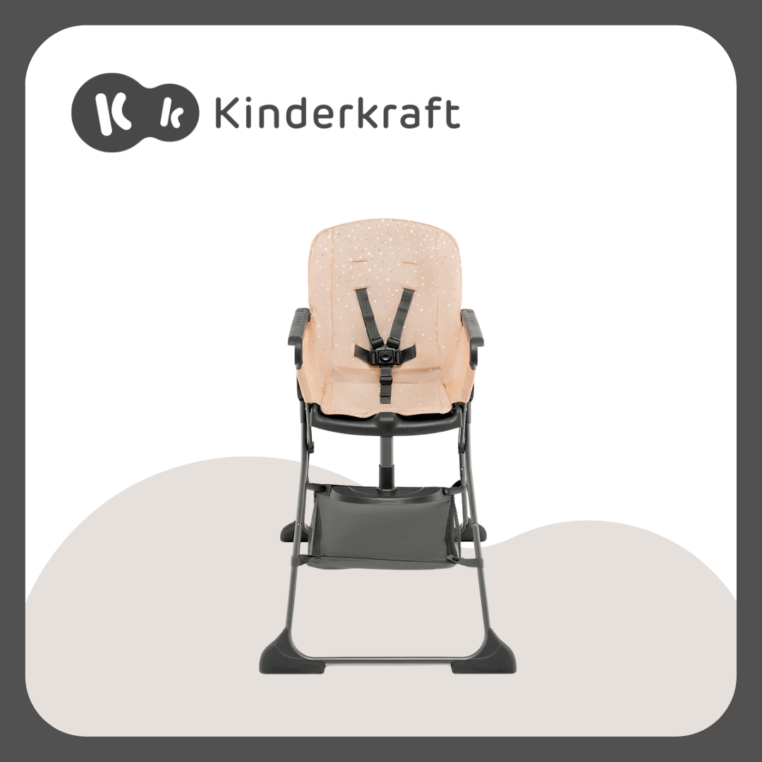 Kinderkraft Foldee Pink High Chair