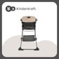 Kinderkraft Foldee Pink High Chair