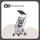 Kinderkraft KP2 Stroller, Light and Ultra- Compact, Cabin Size, Gravity Auto Fold, 5-Point Safety Harness, Smooth Ride Wheels (Purple)
