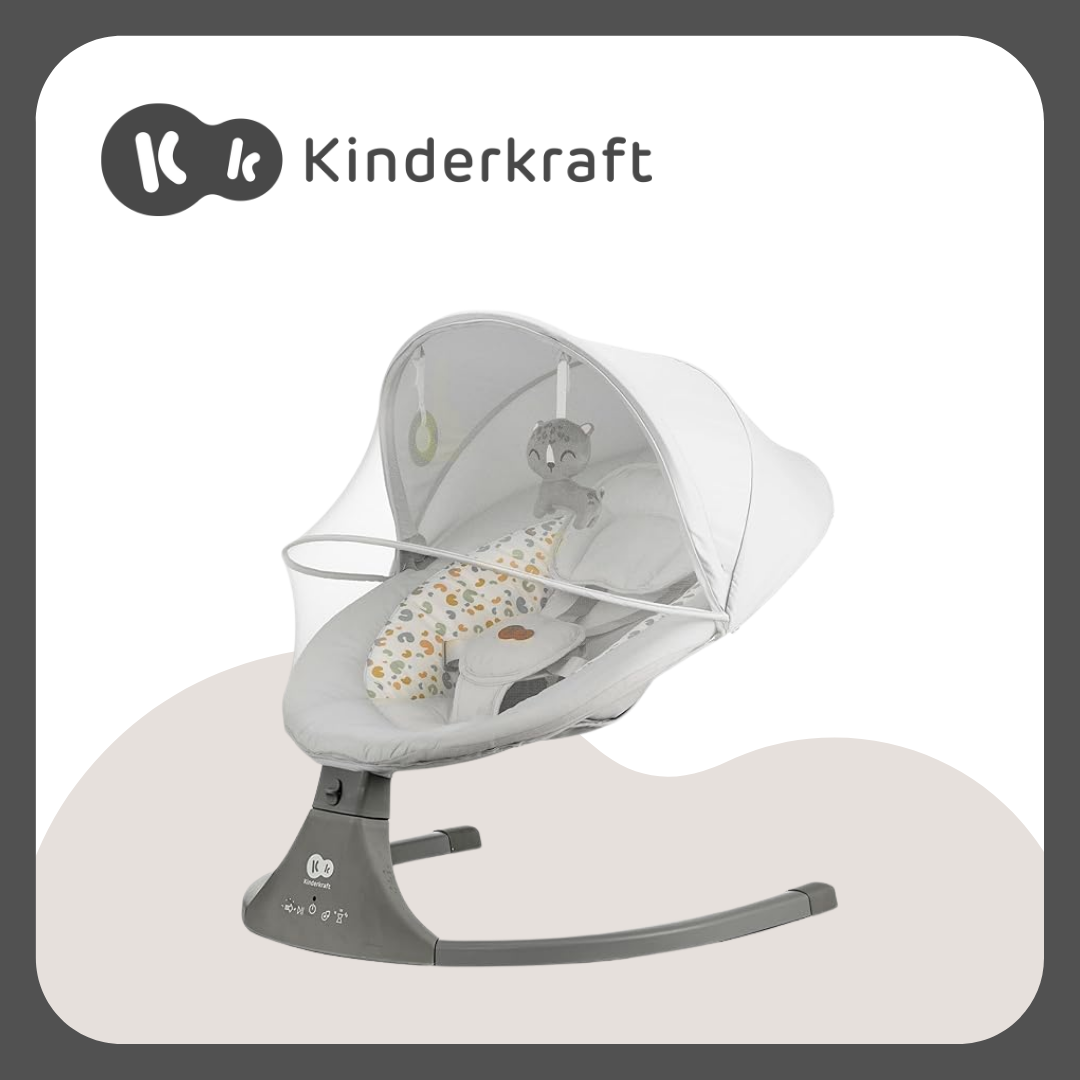Kinderkraft Lumi 2 Light Grey RockerNap