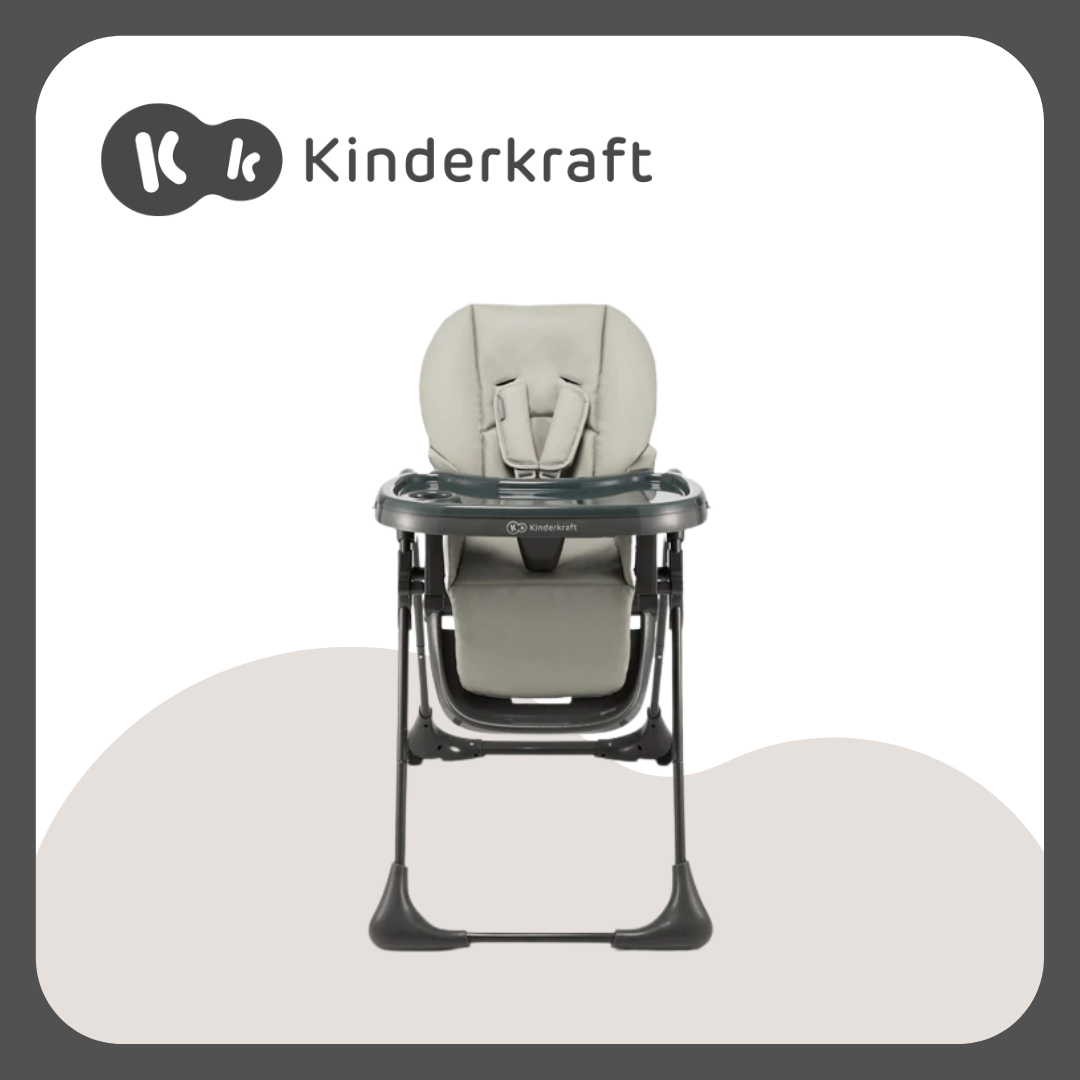 Kinderkraft Tummie Grey High Chair