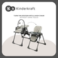 Kinderkraft Tummie Grey High Chair