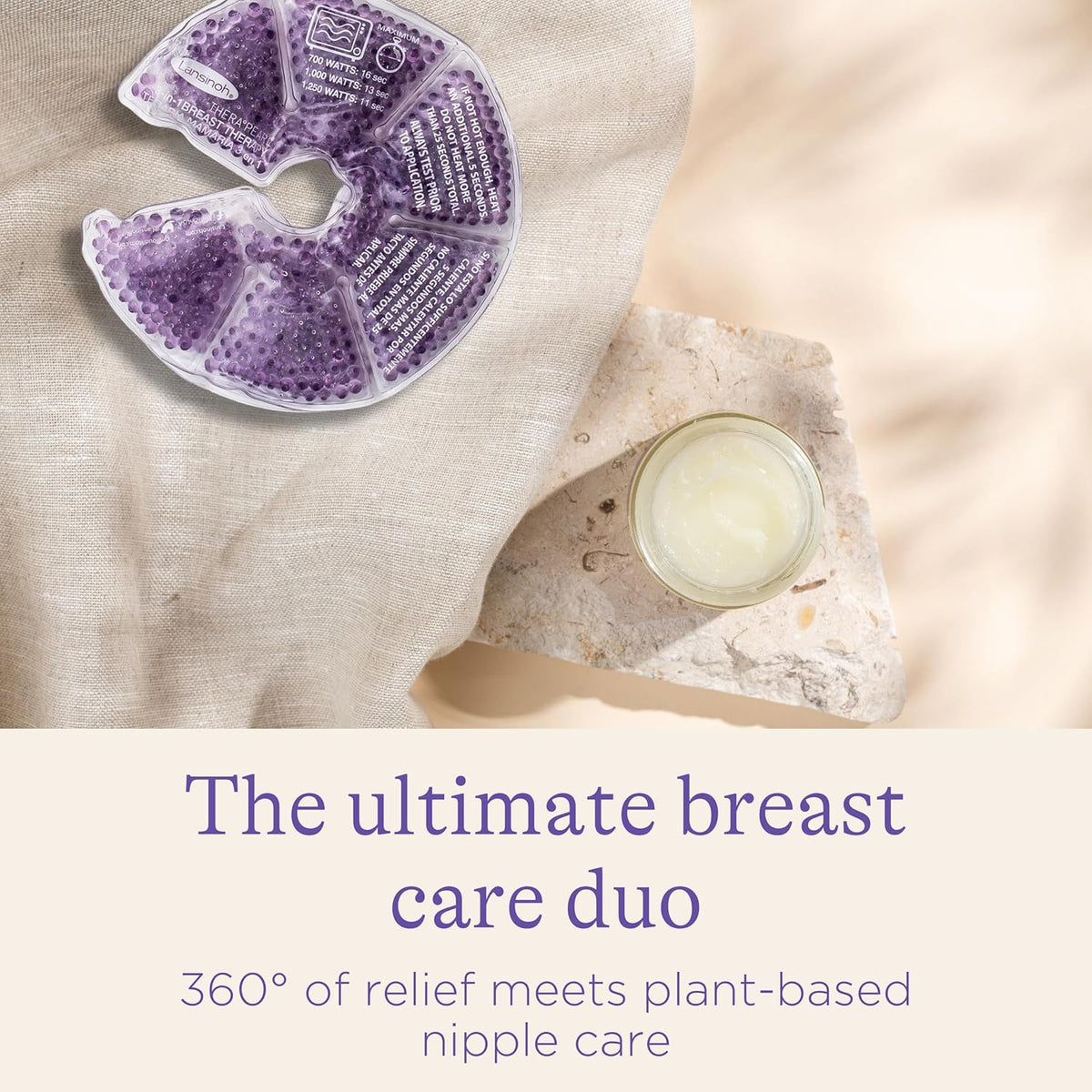 Lansinoh - Thera°Pearl 3-in-1 Hot or Cold Breast Therapy