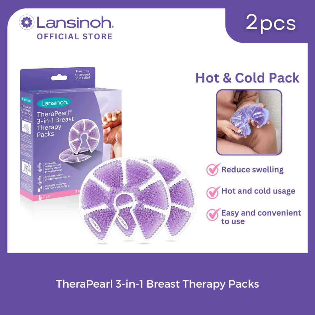 Lansinoh - Thera°Pearl 3-in-1 Hot or Cold Breast Therapy
