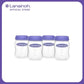 Lansinoh BPS and BPA Free Breastmilk Storage Bottles (pack of 4)