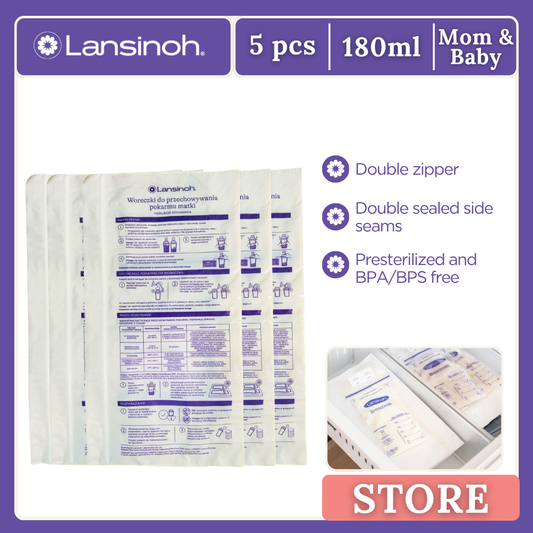 Breastmilk Storage Bags Sample - European (Pack of 5)
