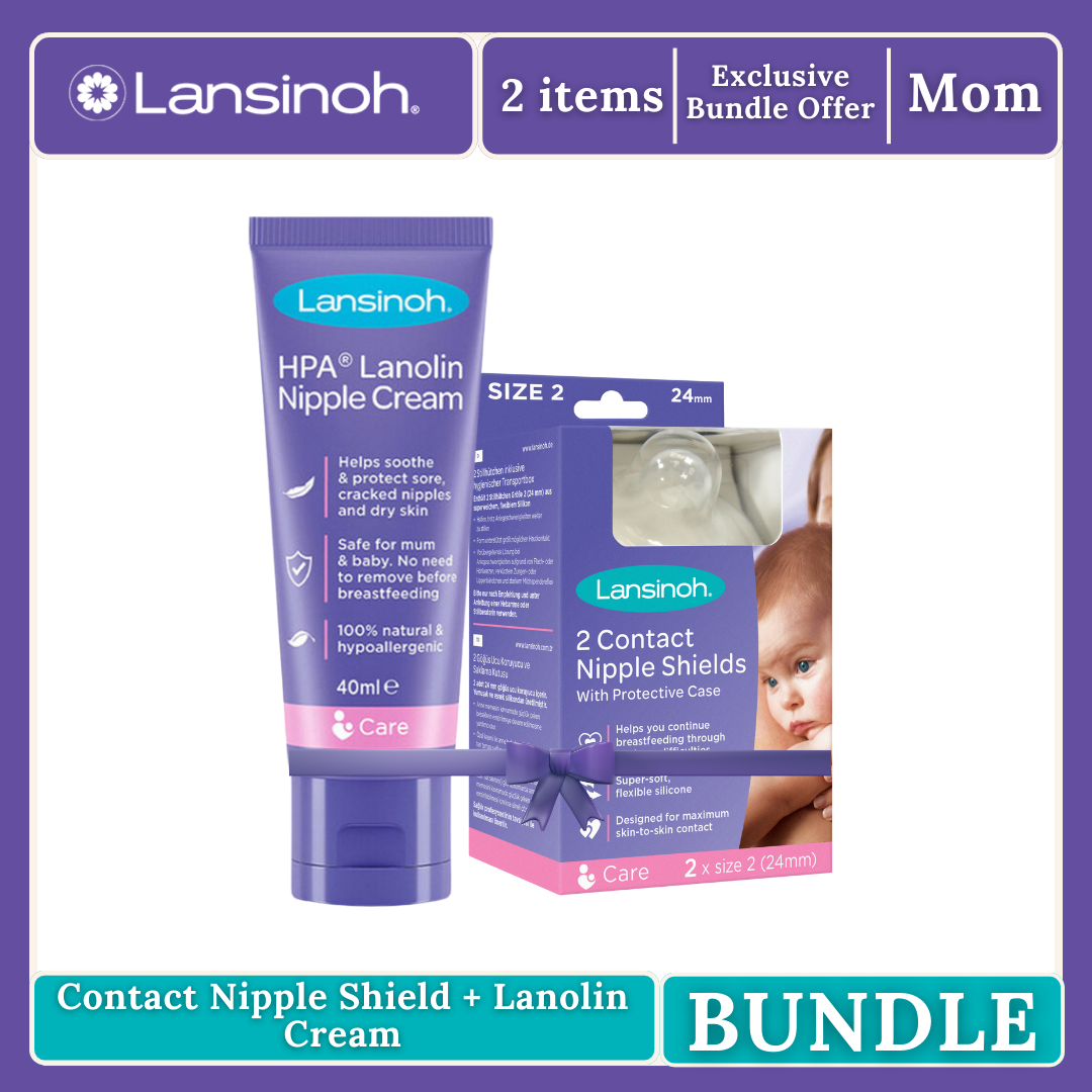 Lansinoh Contact Nipple Shield + Lanolin Cream 40ml SAVE P299