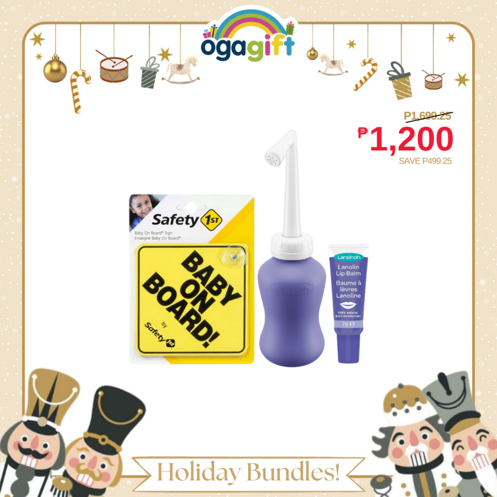 Lansinoh Ogagift Bundle Wash Bottle + Lansinoh Lip Balm + Safety 1st Baby on Board : Perfect for Gifting to Mom's