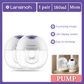 Lansinoh Discreet Double Wearable Pump + Lanolin+ 70 Sheets Pure Water Baby Wipes Single Flip Top