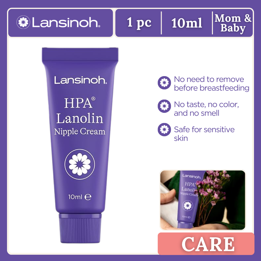 Lansinoh Silicone Pump + Lanolin 10ml + Pigeon Hand and Mouth Tissue 60's+70 Sheets Pure Water Baby Wipes Single Flip Top