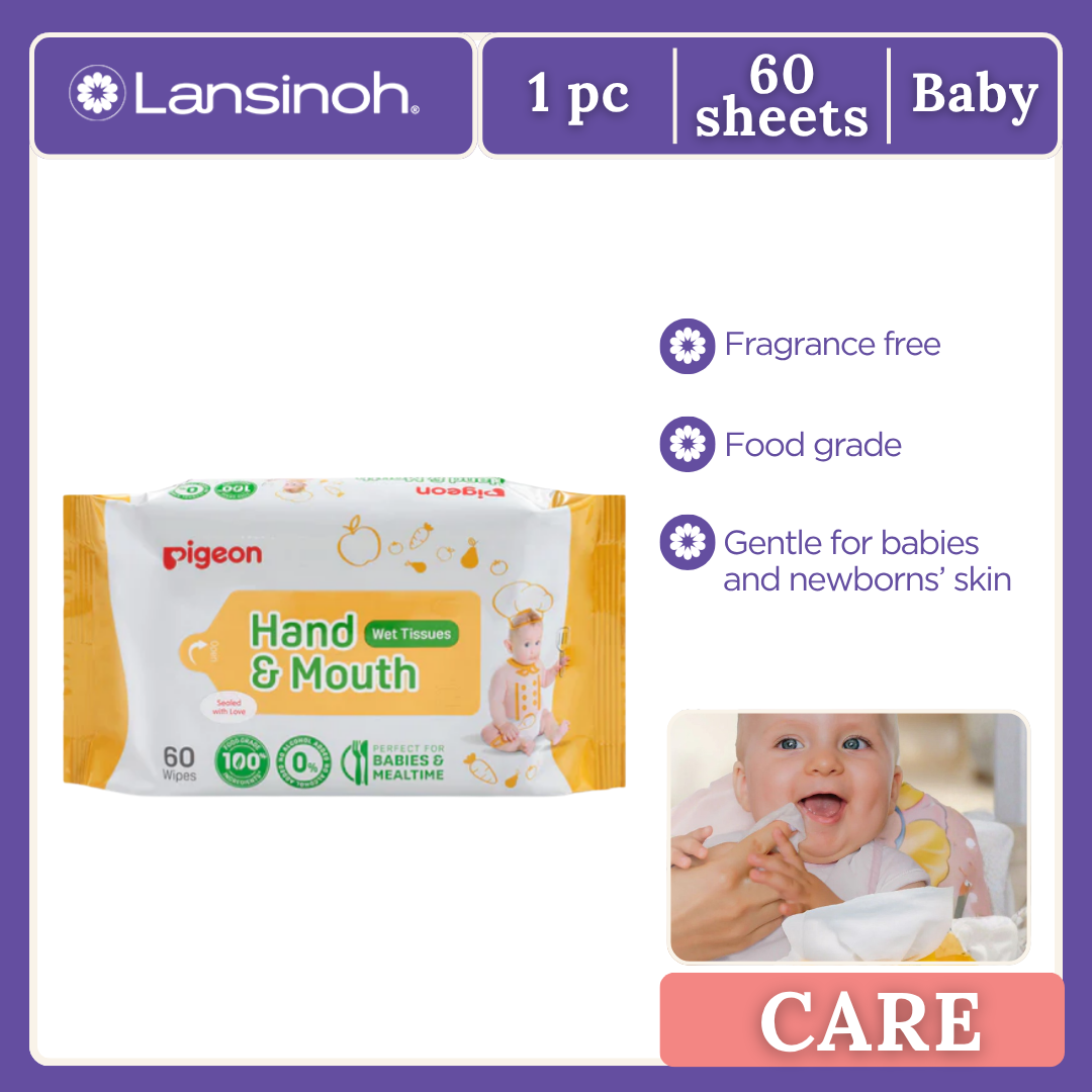 Lansinoh Therapearl + Pigeon Hand&Mouth Tissue 60's+ Lansinoh Lanolin 10ml