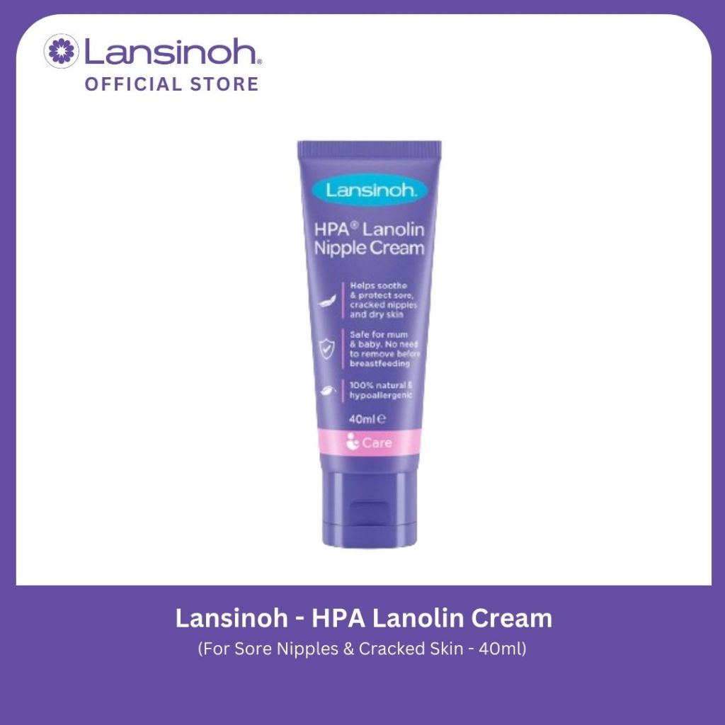 Lansinoh - HPA Lanolin Cream (for Sore Nipples & Cracked Skin - 40ml)