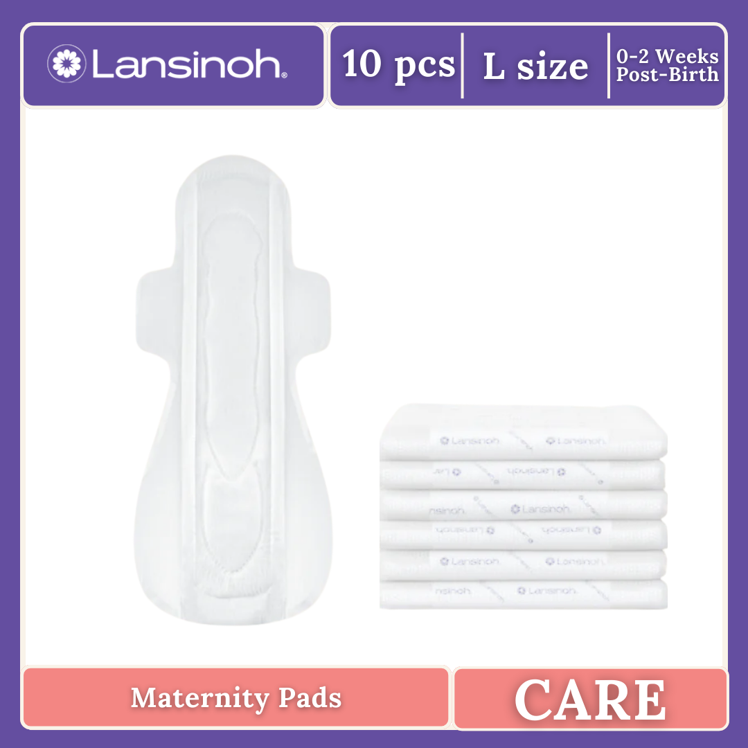 Lansinoh Extra Absorbent Maternity Pads: 0-2 weeks post-birth