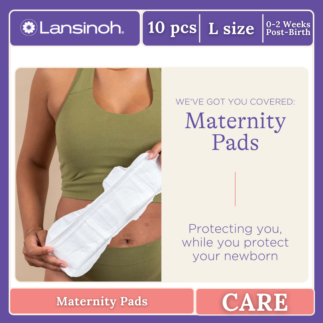 Lansinoh Extra Absorbent Maternity Pads: 0-2 weeks post-birth