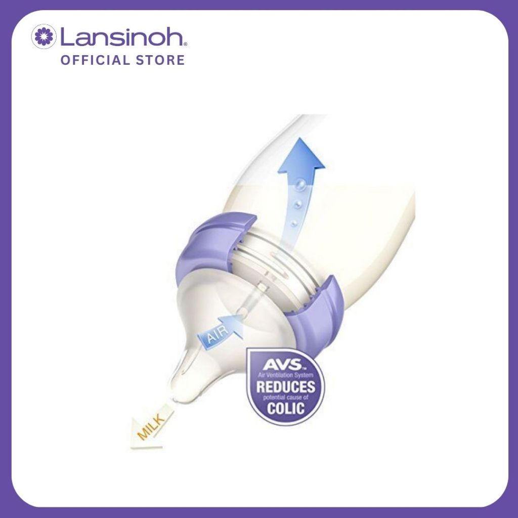 Lansinoh Feeding Bottle with NaturalWave® Teat GB 240ml