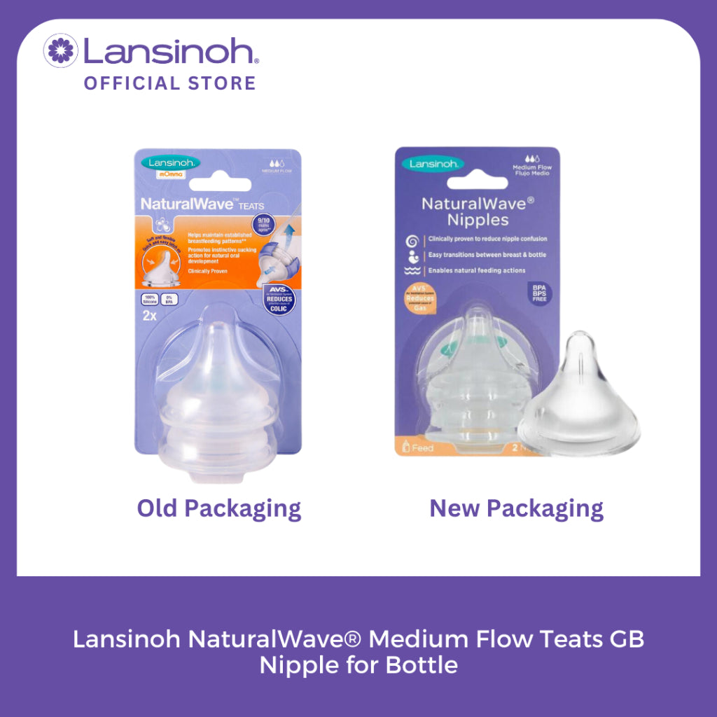 Lansinoh NaturalWave® Medium Flow Teats GB