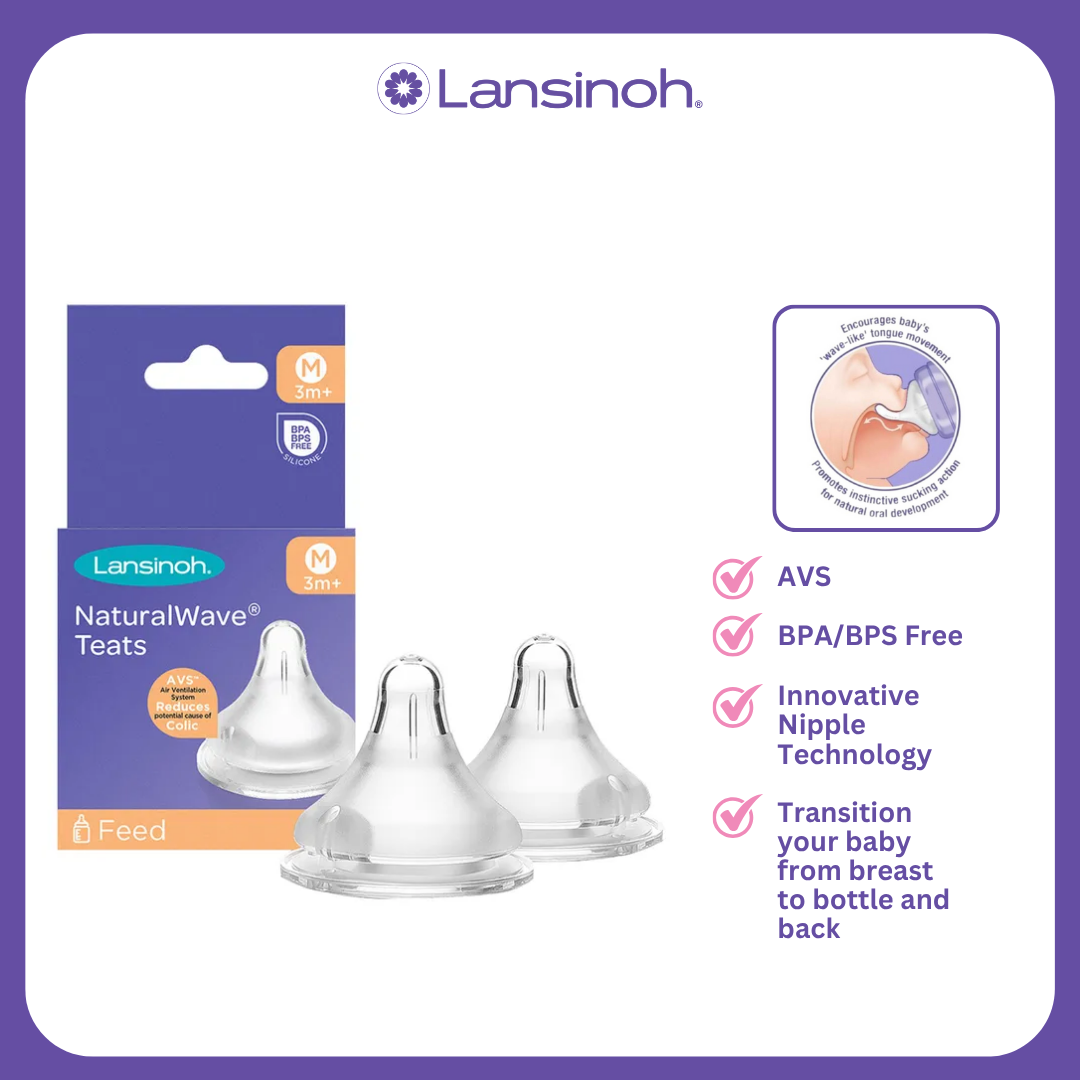 Lansinoh NaturalWave® Medium Flow Teats GB