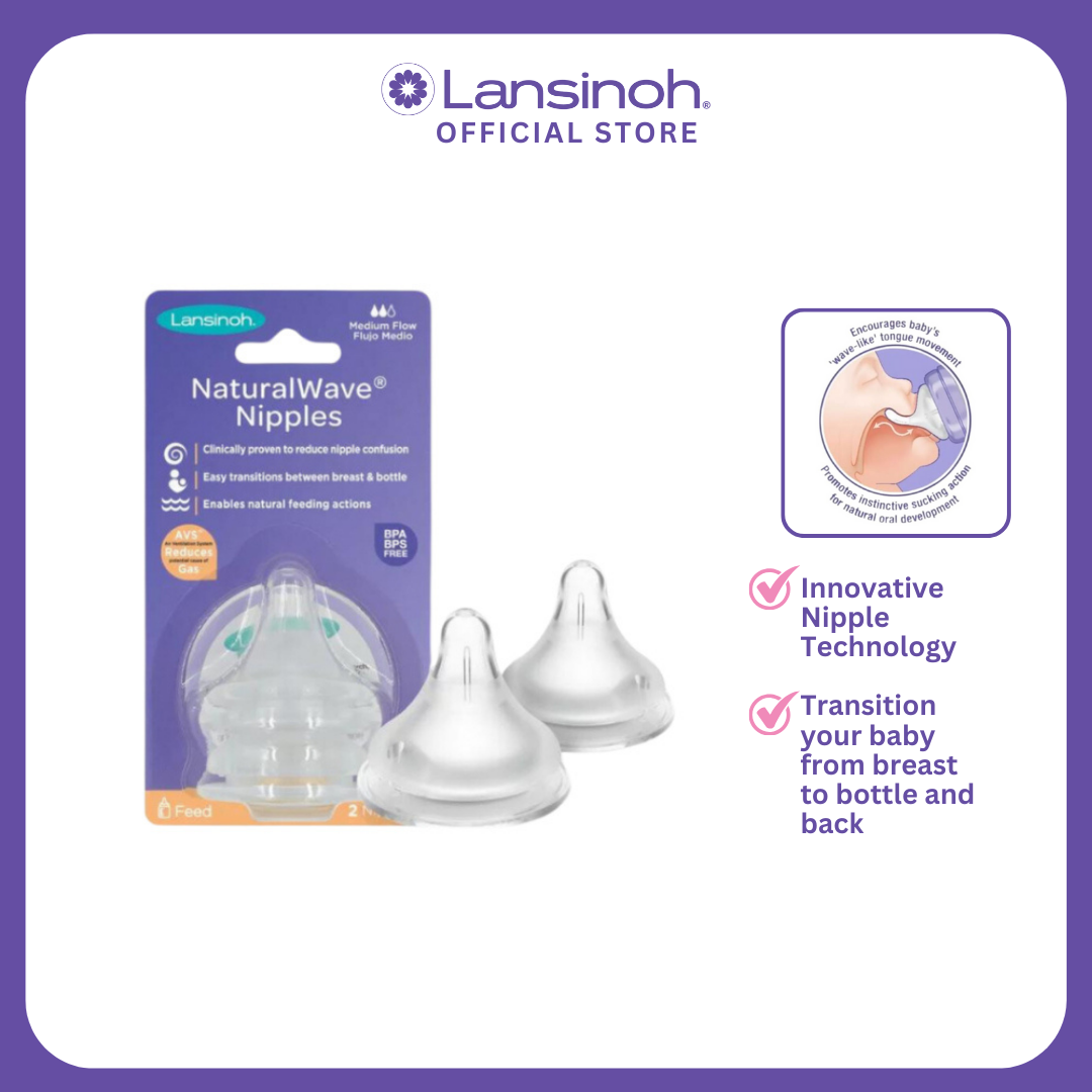 Lansinoh NaturalWave® Medium Flow Teats GB