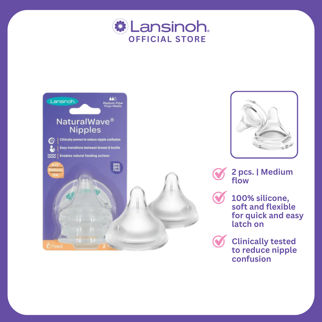 Lansinoh NaturalWave® Medium Flow Teats GB