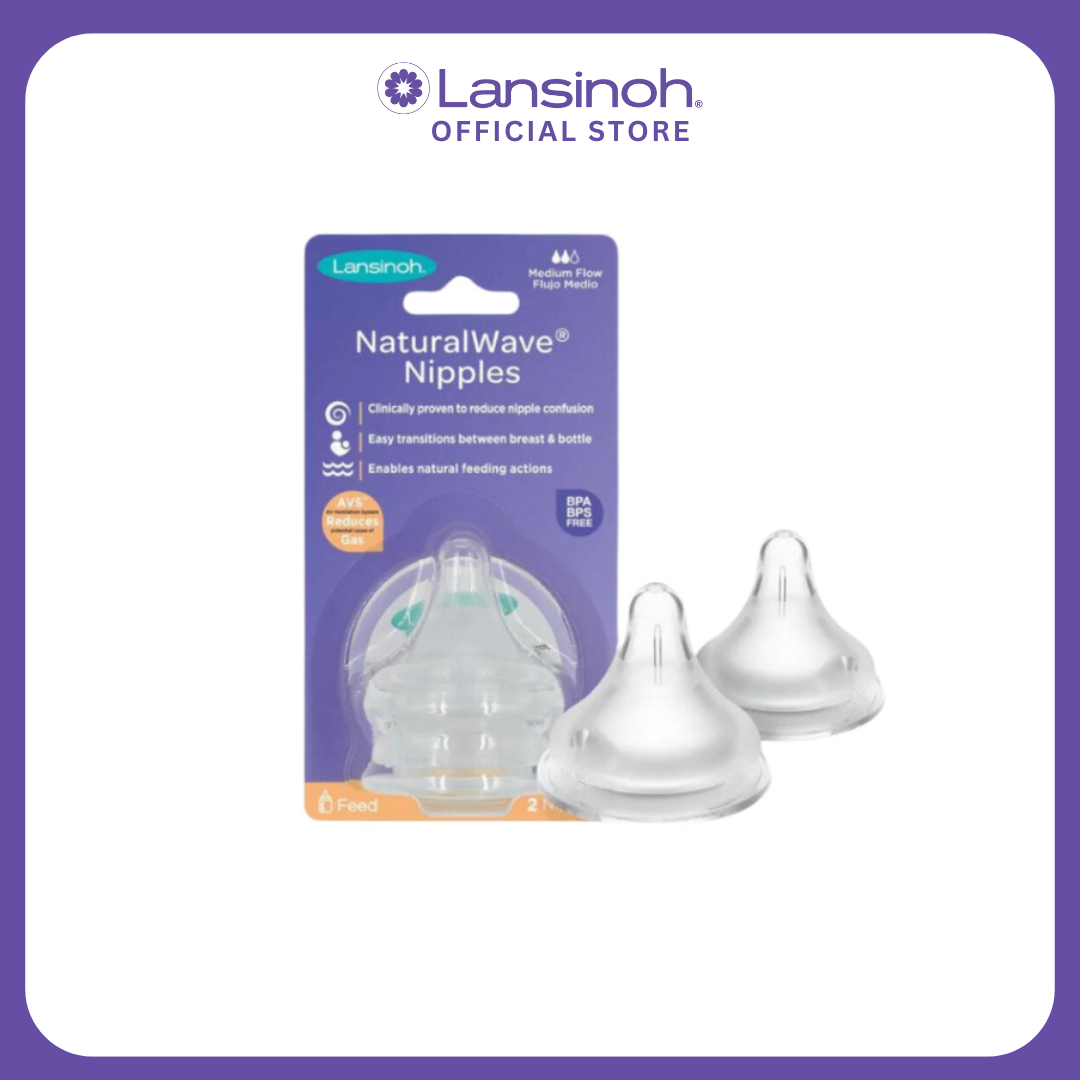 Lansinoh NaturalWave® Medium Flow Teats GB