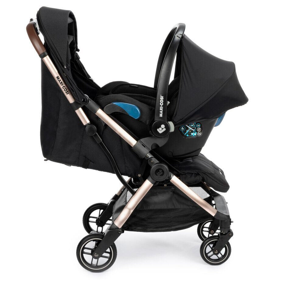 Maxi-Cosi Stroller Eva 3 incl. Adapters - Essential Black