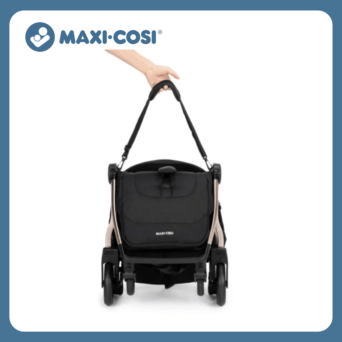 Maxi-Cosi Stroller Eva 3 incl. Adapters - Essential Black