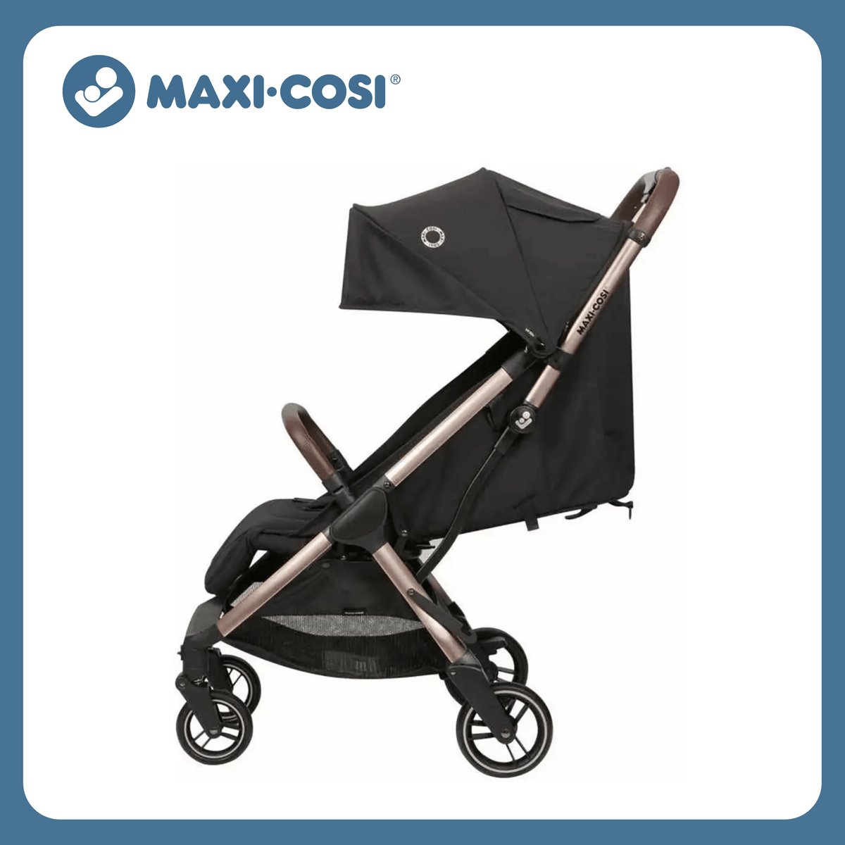 Maxi-Cosi Stroller Eva 3 incl. Adapters - Essential Black