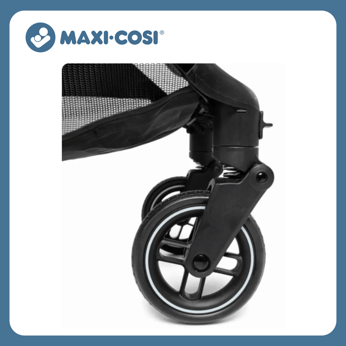 Maxi-Cosi Stroller Eva 3 incl. Adapters - Essential Black