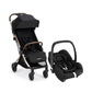 Maxi-Cosi Stroller Eva 3 incl. Adapters + Carseat CabrioFix i-Size - Essential Black