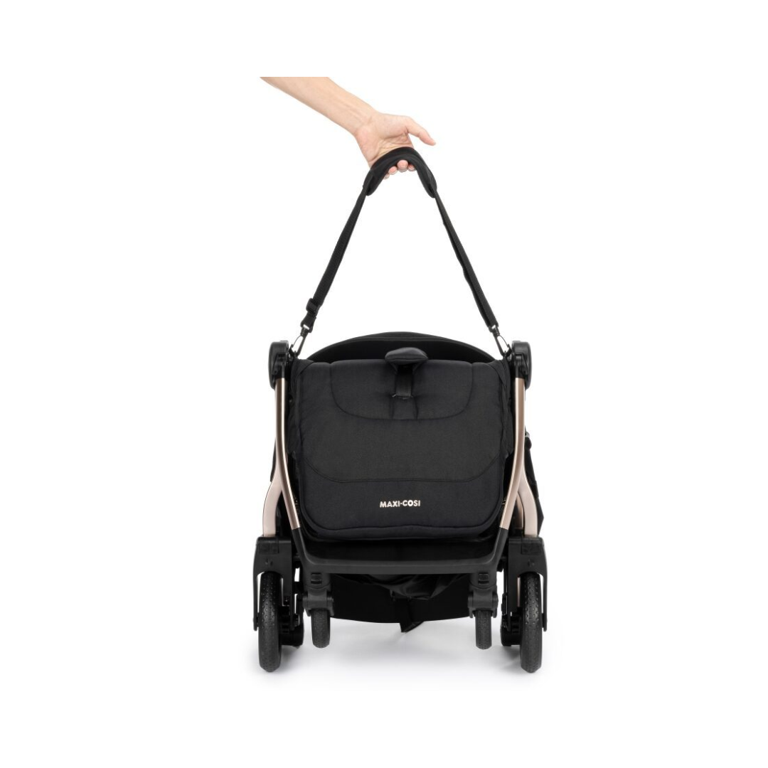 Maxi-Cosi Stroller Eva 3 incl. Adapters + Carseat CabrioFix i-Size - Essential Black