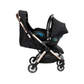 Maxi-Cosi Stroller Eva 3 incl. Adapters + Carseat CabrioFix i-Size - Essential Black