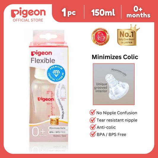 Pigeon Crystal Clear Streamline Bottle 150ml