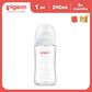 Pigeon Official - Softouch BPP Nursing Bottle Glass 240ml - No nipple confusion, Anti colic