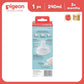 Pigeon Official - Softouch BPP Nursing Bottle Glass 240ml - No nipple confusion, Anti colic