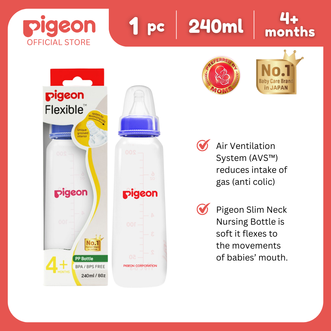 Pigeon RPP Blue Bottle 240ml (M)